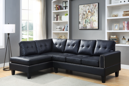 Black Deco Sectional