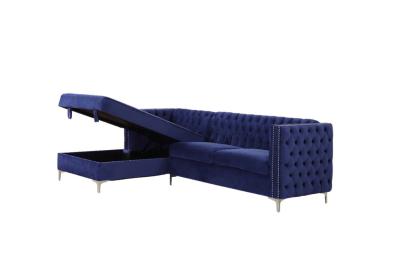 Blue Lux Sectional