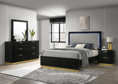 Gilded Midnight Bedroom Set