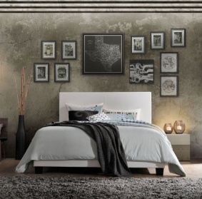 Stella White Bed with Mattress Included Combo - Limited Special