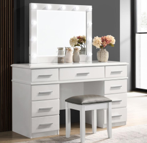 Sleek White Vanity