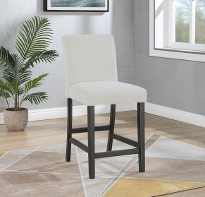 The Solene Bouclé Counter Chair