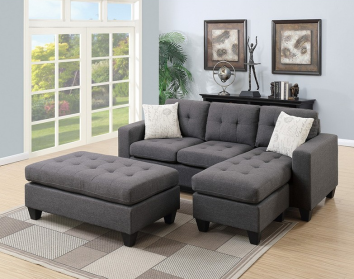 The Cool Grey Sectional